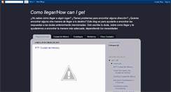 Desktop Screenshot of como-llegar-a.blogspot.com
