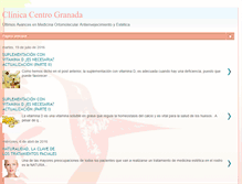 Tablet Screenshot of clinicacentrogranada.blogspot.com