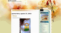 Desktop Screenshot of estrelanaareia.blogspot.com