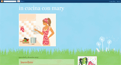 Desktop Screenshot of incucinaconmary.blogspot.com