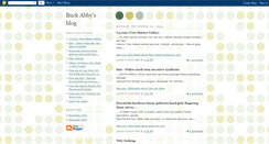 Desktop Screenshot of buckabby1722.blogspot.com