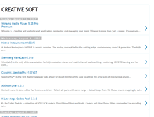 Tablet Screenshot of creativesoft.blogspot.com