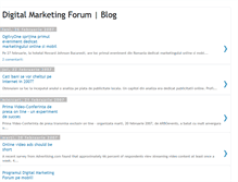 Tablet Screenshot of digitalmarketingforum.blogspot.com