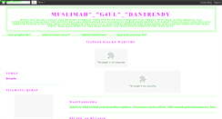 Desktop Screenshot of muslimahg4ul.blogspot.com