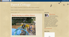 Desktop Screenshot of parrotcottage.blogspot.com