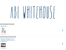 Tablet Screenshot of abiwhitehouse.blogspot.com