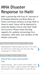 Mobile Screenshot of mnadisasterresponsetohaiti.blogspot.com