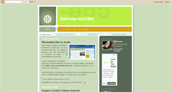 Desktop Screenshot of morenaescribe.blogspot.com