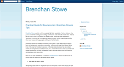 Desktop Screenshot of brendhanstowe.blogspot.com