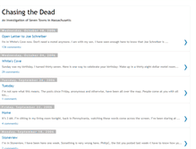 Tablet Screenshot of chasingthedead.blogspot.com