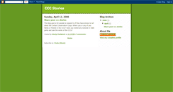 Desktop Screenshot of cccstories.blogspot.com