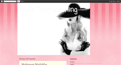 Desktop Screenshot of mode-schmetterling.blogspot.com