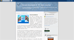 Desktop Screenshot of escuelasecundaria19.blogspot.com