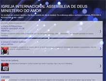 Tablet Screenshot of igrejaassembleiadosantos.blogspot.com