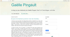 Desktop Screenshot of gaellepingault.blogspot.com