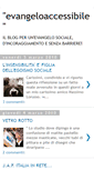 Mobile Screenshot of evangeloaccessibile.blogspot.com