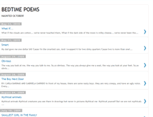 Tablet Screenshot of bedtimepoems.blogspot.com