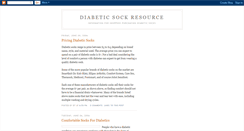 Desktop Screenshot of diabeticsocks.blogspot.com