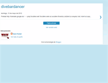 Tablet Screenshot of divebardancer.blogspot.com