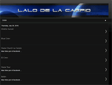 Tablet Screenshot of lalodelacarpio.blogspot.com