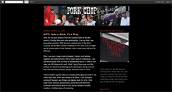 Desktop Screenshot of porkchopdiaries09.blogspot.com