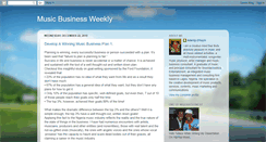 Desktop Screenshot of musicbusinessweekly.blogspot.com