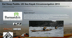 Desktop Screenshot of kayakaroundtheuk.blogspot.com