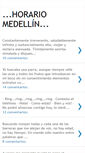 Mobile Screenshot of horario-medellin.blogspot.com
