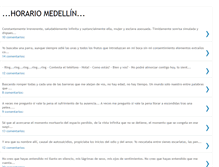 Tablet Screenshot of horario-medellin.blogspot.com