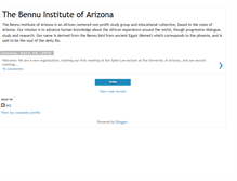 Tablet Screenshot of bennuinstitute.blogspot.com