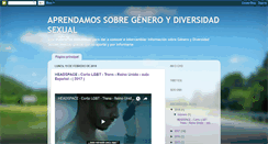 Desktop Screenshot of generoydiversidad.blogspot.com