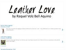 Tablet Screenshot of leather-love.blogspot.com
