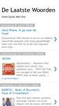 Mobile Screenshot of delaatstewoorden.blogspot.com
