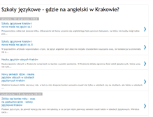 Tablet Screenshot of angielskikrakow.blogspot.com