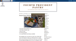 Desktop Screenshot of fourthprovidentpantry.blogspot.com