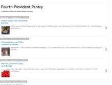 Tablet Screenshot of fourthprovidentpantry.blogspot.com