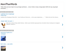 Tablet Screenshot of evasiburian-morethanwords.blogspot.com