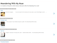 Tablet Screenshot of meanderingwithmymuse.blogspot.com
