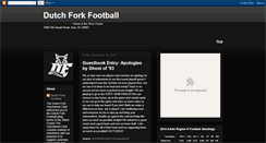 Desktop Screenshot of dutchforkfootball.blogspot.com