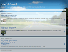 Tablet Screenshot of freefullconsol.blogspot.com