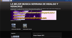 Desktop Screenshot of lamejormusicaserrana.blogspot.com