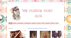 Desktop Screenshot of fashion-fairy-blog.blogspot.com