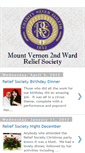 Mobile Screenshot of mountvernon2ndreliefsociety.blogspot.com