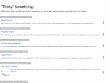 Tablet Screenshot of livinglifeatthirty.blogspot.com