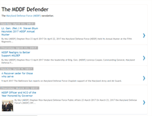 Tablet Screenshot of mddfdefender.blogspot.com