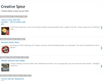 Tablet Screenshot of creative-spice.blogspot.com