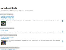 Tablet Screenshot of melodiousbirds.blogspot.com