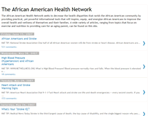 Tablet Screenshot of africanamericanhealthnetwork.blogspot.com