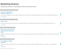 Tablet Screenshot of marketingscience.blogspot.com