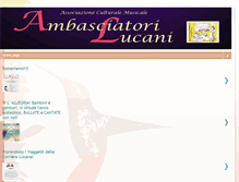 Tablet Screenshot of ambasciatorilucani.blogspot.com